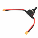 RC battery power switch with XT30 connectors and red/black wiring harness
