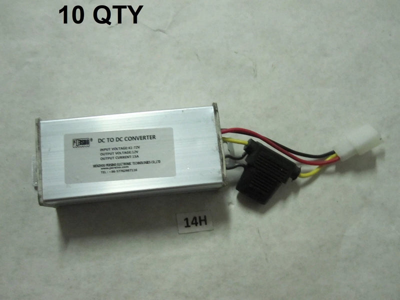 10 QTY Persino DC to DC Converter Input: 41-72V Output Voltage 12V Current: 15A