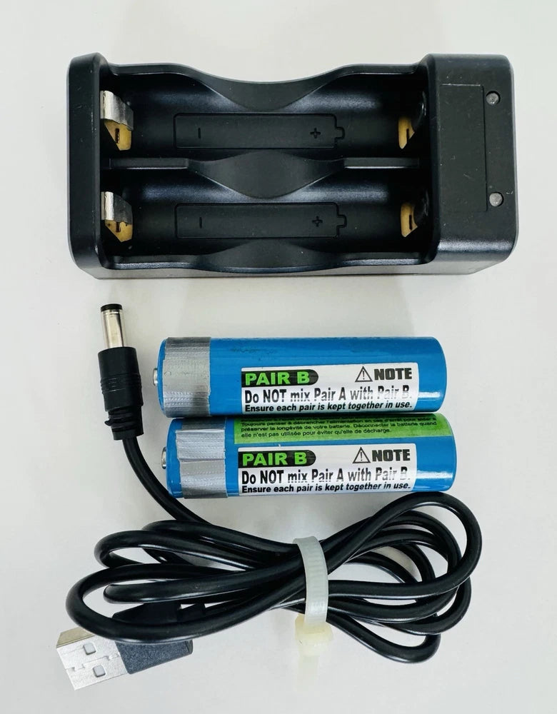 Pair 1500mAh 3.7v Battery Charger Set /USB Charging Cord for RC Cars Trucks Toys