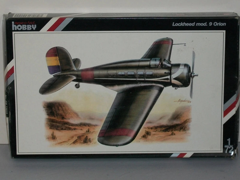 Special Hobby 1/72 Lockheed mod 9 Orion aircraft model kit box art
