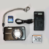 Tested FujiFilm FinePix J150W 10MP Digital Camera Battery + Charger + 2 GB SD
