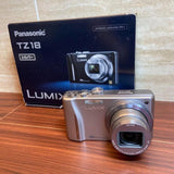Panasonic LUMIX DMC-TZ18 Digital Camera Silver Near Mint From Japan