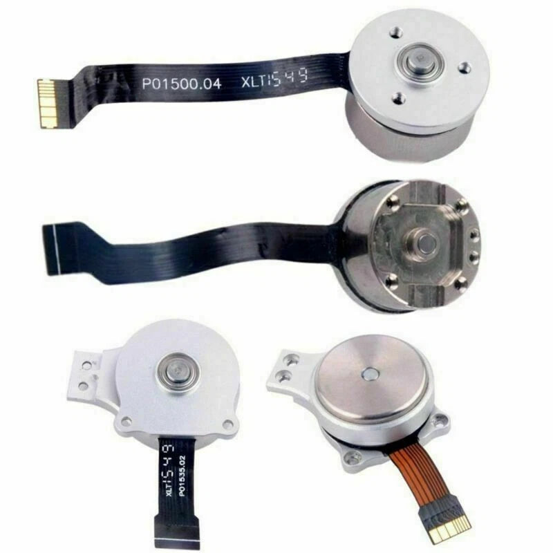 Gimbal motor spare parts set with two circular motors and flat flex ribbon cables