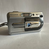 Fujifilm Digital Camera FinePix A330 3.2MP Silver Tested & Works W/ Wrist Strap