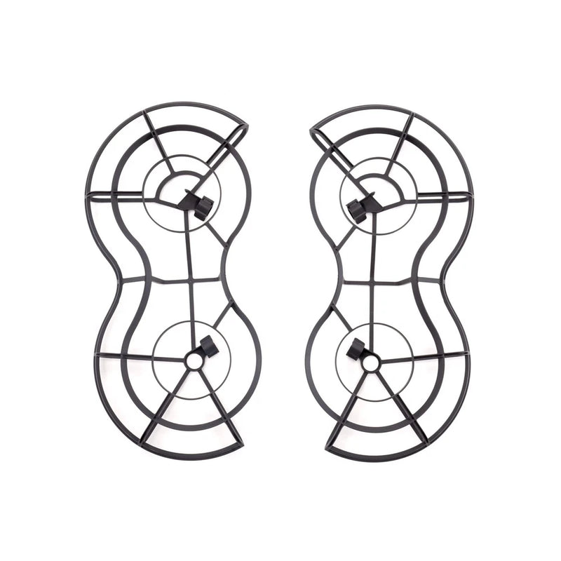 Black propeller guard set with circular cage design for small quadcopter