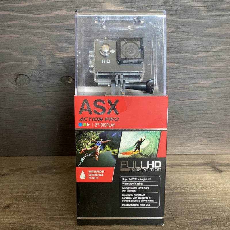 ASX ActionPro Sports Camera - HD Waterproof/Shockproof Sports Camera