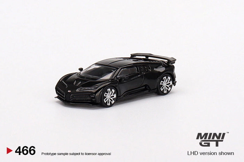 MINI GT 1:64 Bugatti Centodieci Black LHD Diecast model car MGT00466-2B