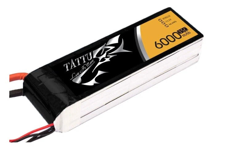 Tattu 6S 6000mAh 22.2V LiPo Battery 25C XT90 for RC Drone UAV Battery