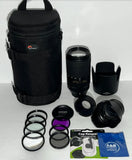 Nikon AF-P NIKKOR 70-300mm f/4.5-5.6 E ED VR Lens Pro Kit Full Frame Filter FX++