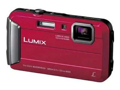 Panasonic Lumix FT25 Waterproof Digital Camera Red DMC-FT25-R From Japan