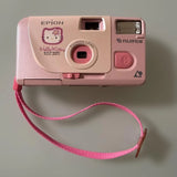Fujifilm EPION Hello Kitty Compact Camera Pink Film Camera Junk Auth From Japan