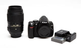 Nikon D D3000 10.2MP Digital SLR Camera + Nikkor 55-300mm VR - PARTS / REPAIR