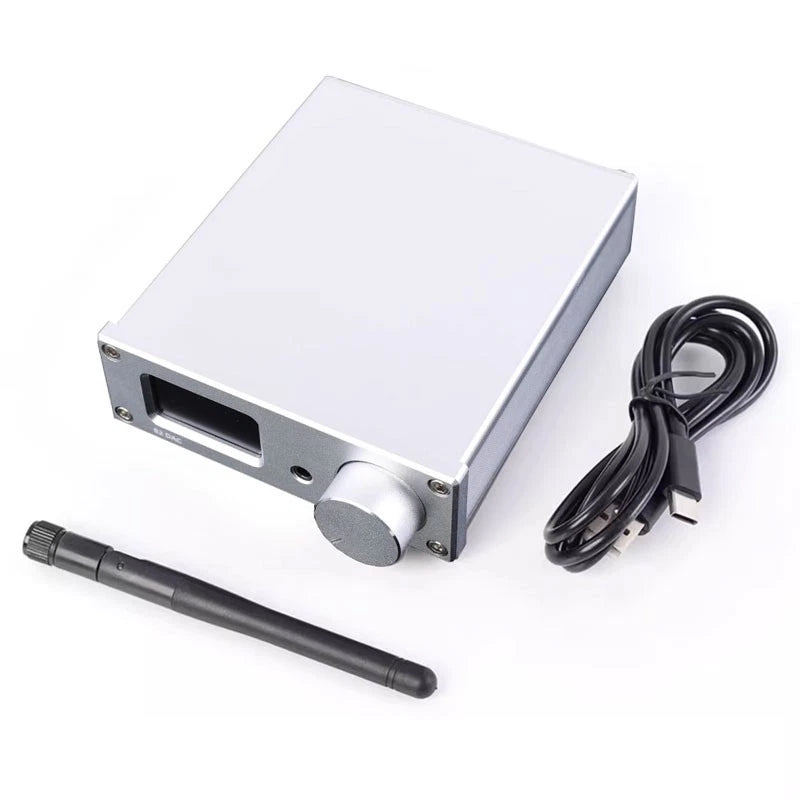 Rod Rain Audio B2 DAC BT5.4 Receiver USB Sound Card with QCC3084 &Dual ES9039Q2M