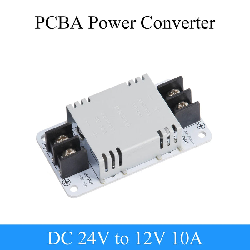 DC 24V to 12V 10A 120W Power Converter PCBA Module Auto Buck Regulator Step Down