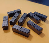 Hoppin Hydros 8 Pc LONG STACK Scale Battery 1/24 Lowrider Model Kit Trunk Accsy. Battery