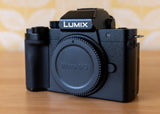 Panasonic Lumix G100D Micro Four Thirds digital camera body, black, boxed