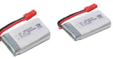 2PCS 3.7V 650mAh Li-Po RC Drone Batteries for  Holy Stone HS110W, HS200W