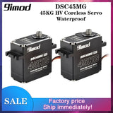 2PCS Servo DSC45MG 45KG Metal Gear HV Coreless Servo for RC Car Boat Robot DIY