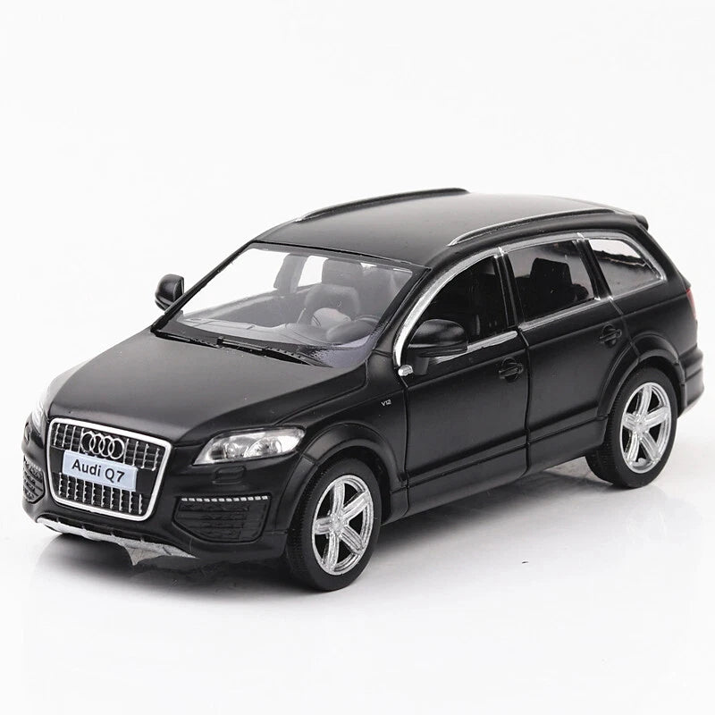 1:36 Audi Q7 SUV Model Car Metal Diecast Toy Cars Toys for Boys Kids Gifts Black