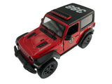 5" Kinsmart 2018 Jeep Wrangler Rubicon Firefighter Diecast Model Toy SUV 1:34