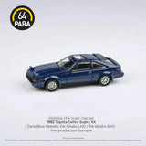 1:64 Toyota Celica 1984 (Lights Up) -- Dark Blue Metallic -- PARA64