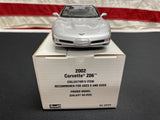 2002 Corvette Z06 Galaxy Silver Promo Model 1/25th Scale, New In Box