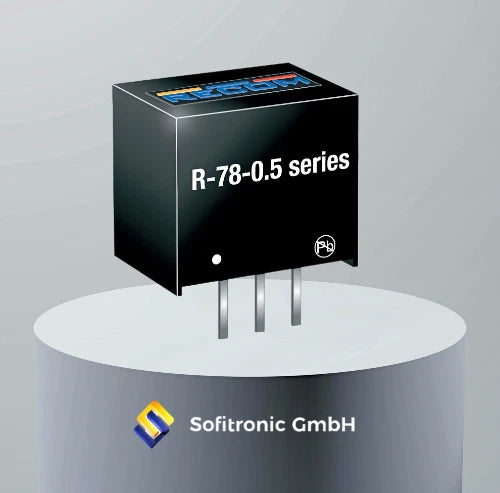 2 X R-785.0-0.5 Recom Power OTP SCP DC DC CONV 5V 3W 6.5-32V input 3-SIP 2Pcs.