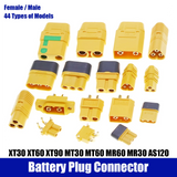 XT30/60/90 MT30/60 MR60/30 AS120 RC Drone Lipo Battery Connectors Various Models Battery