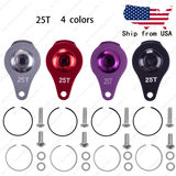 1PC 25T Upgrade Aluminum Single-Hole Protection Ring Servo Arm  for RC Cars - 4C