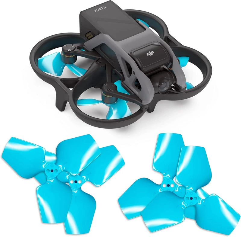 3-Blade Upgrade Propellers for DJI Avata - Blue, 4 Pcs