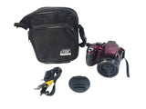 Fujifilm FinePix S3380 14MP Digital Camera w/ 26x Optical Zoom Burgundy, Bundle