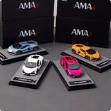 Ama 1: 64 Lamborghini new Daniel Revuelto resin car model ornaments collection