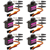 MG90S Servo, Helicopter QC Module 9G Servo Motor Metal Gear Micro Servo Motor...