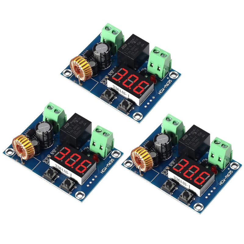 3pcs XH-M609 DC Voltage Protection Module Low Disconnect Switch 12-36V