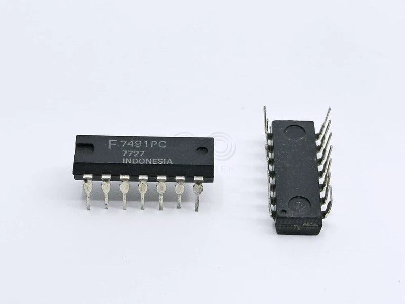 6PCS 7491PC F7491PC Fairchild 8-Bit Shift Register Gated Serial Inputs DIP-14