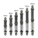 4X Dual Spring Aluminum Shocks For 1/10 RC Crawler Traxxas TRX4 TRX6 Axial SCX10