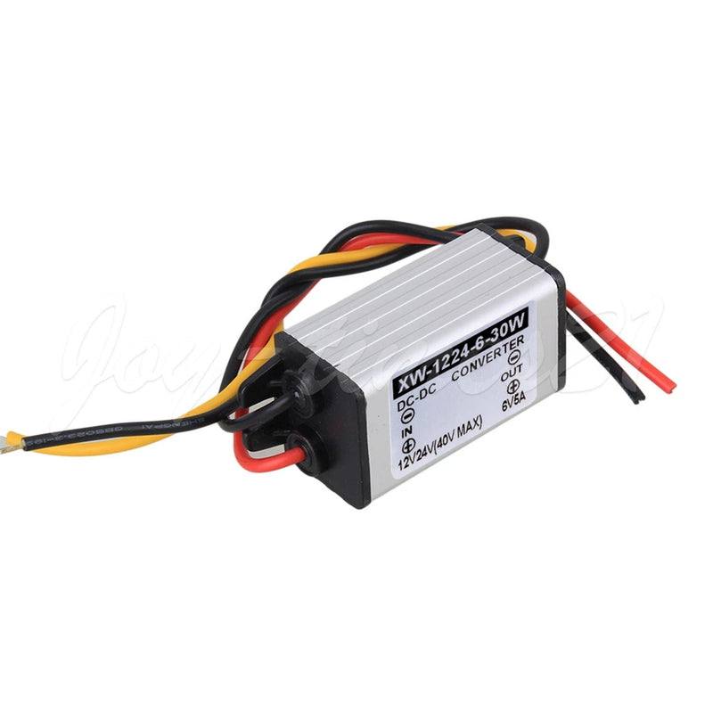 Car Power Converter Regulator Step-Down Adapter DC 12V 24V To DC6V 5