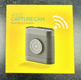 Yellow retail box with 4GEE Capture Cam action camera graphic
