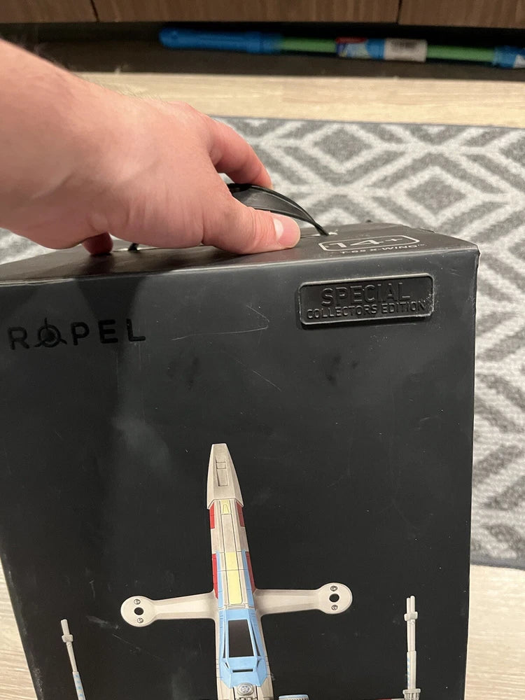 Ropeil drone special collectors edition box with X-wing illustration