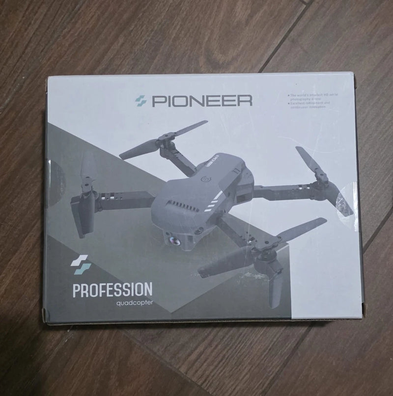 Pioneer Profession quadcopter drone box with printed drone illustration