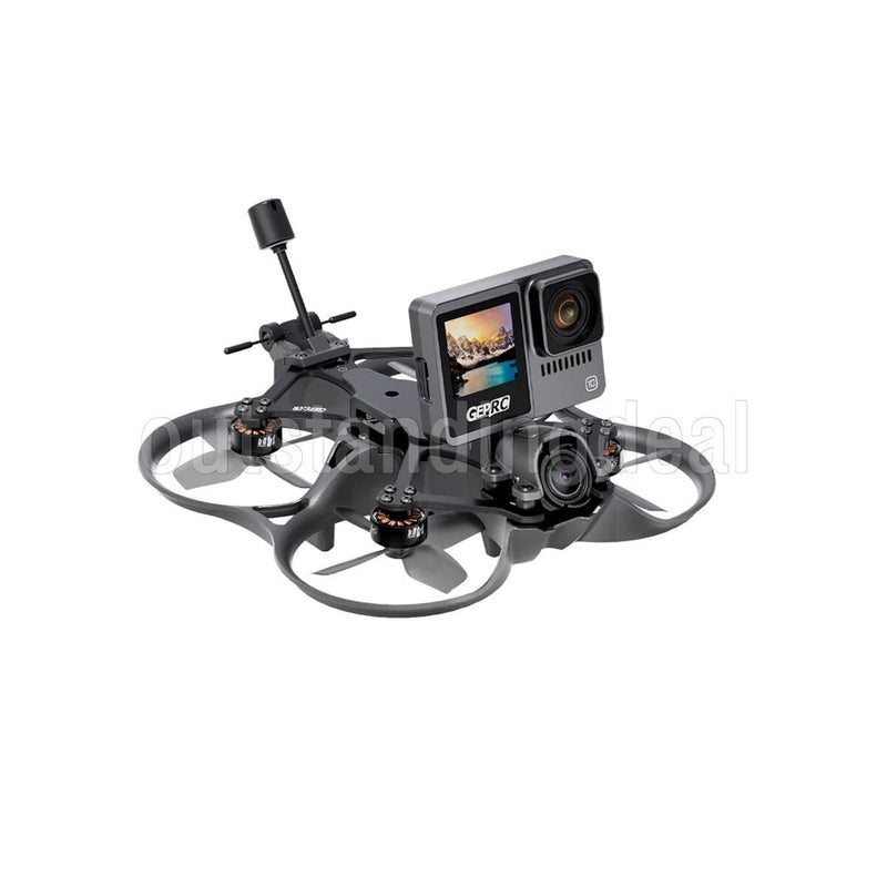 GEPRC Cinebot25 FPV racing drone with forward camera and antennas