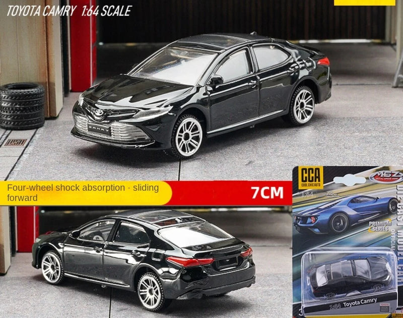 ZD CCA 1:64 Black Camry Sedan Sports Model Toy Diecast Metal Car BN