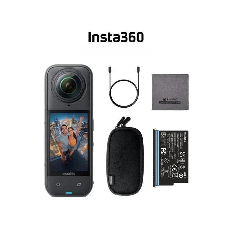 Insta360 X5 Standard Bundle Waterproof 360 Action Camera 8K 360 HDR Video DHL