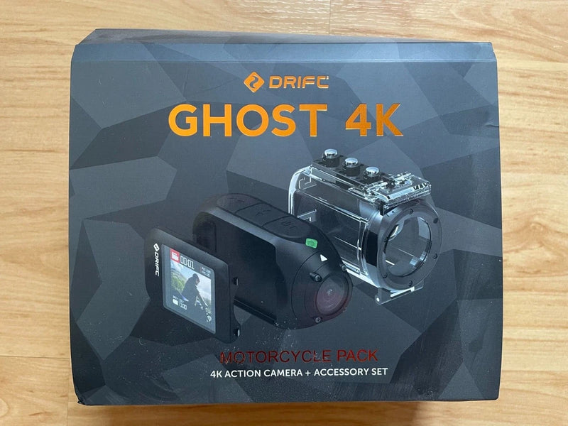 Drift Ghost 4k Action Camera Motorcycle Pack and Accessories