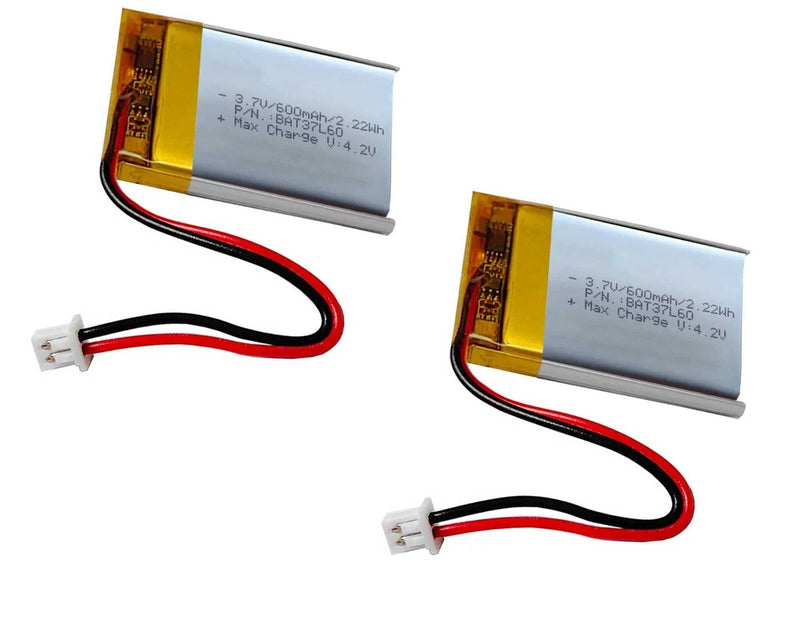 600mAh 503040 Lipo Battery for Cozmo Vector Robot, SkyBell Doorbell, Dash Cam - Battery