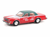 1983 Dodge Diplomat - Veteran's Cab Co. Red 1:64 Scale Model - Greenlight 30283