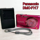 Panasonic LUMIX DMC FH7 Pink Compact Camera with Charger Ready to Use Today