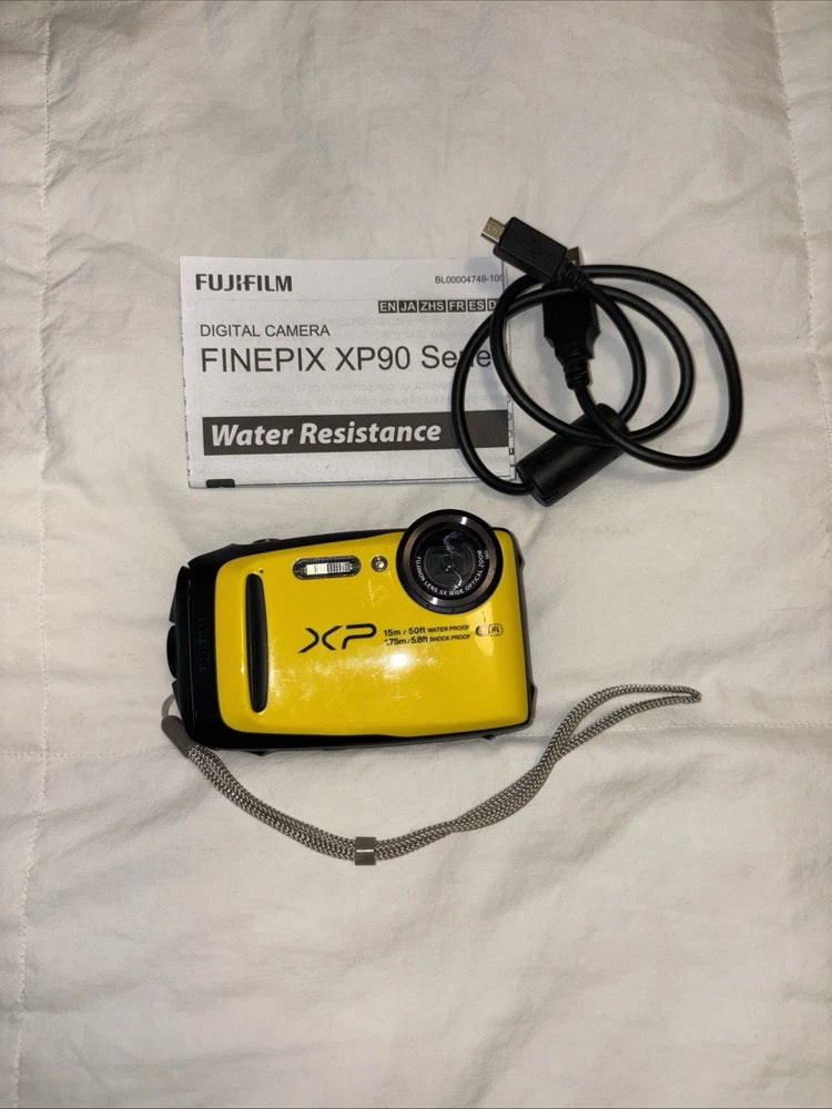 Fujifilm FINEPIX XP90 Yellow 16.4 MP Digital Camera Tested