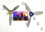 Parrot Bebop 2 Drone Propellers  ( TWO WHITE ) (1003)