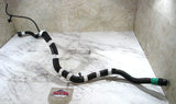 Black coolant return hose with ribbed tubing and connector ends